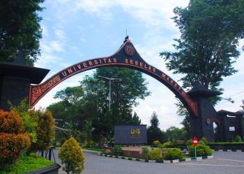 Kampus UNS Solo tampak dari depan. Foto: Ist.