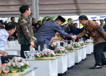 Gubernur Jateng Ahmad Luthfi menghadiri Hari Desa Nasional di Kabupaten Boyolali, Kamis, 15 Januari 2026. Foto: Ist.