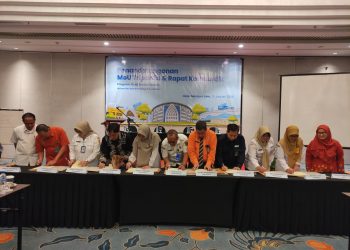 UMS melakukan MoU Tripartit dengan sejumlah RS pendidikan. Foto: Ist.