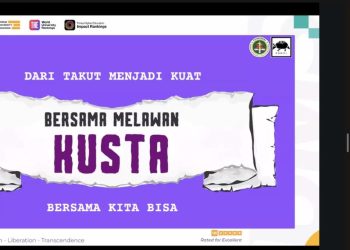 Penyampaian sesi diskusi oleh narasumber dalam menghapus stigma dan memperkuat penanganan kusta. Foto: Ist.