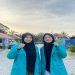 Dua mahasiswa UMS KKN-KI di Malaysia. Foto: Ist.