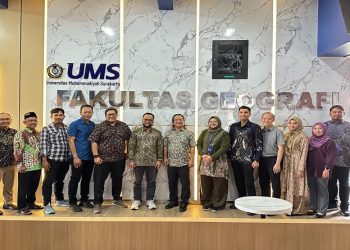 Fakultas Geografi UMS mengakselerasi program internasionalisasi melalui pematangan implementasi kerja sama akademik dengan UKM Malaysia. Foto: Ist.