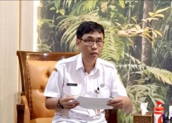 Kepala Dinas Lingkungan Hidup dan Kehutanan (DLHK) Provinsi Jawa Tengah, Widi Hartanto soal faktor bencana Kawasan Gunug Slamet. Foto : Ist.