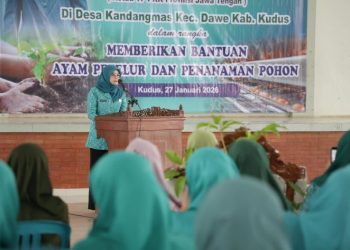 TP PKK Jateng luncurkan program unggulan Gerakan Ibu/Perempuan Menanam Pohon (Rabu Pon). Fot : Ist.
