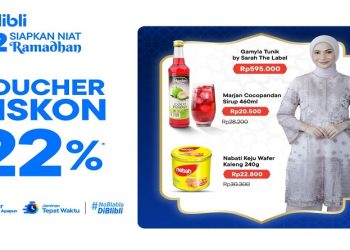 Blibli menghadirkan Double Day 2.2 untuk membantu pelanggan menyiapkan kebutuhan Ramadan sejak awal. Foto: Ist.
