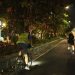 Perwakilan World Athletic, Kim Vivian mengukur jalur lomba lari Mangkunegaran Run 2026 yang akan digelar di Kota Solo. Foto: Ist.