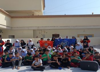 Mahasiswa KKN UMS perkenalkan Tapak Suci di Jeddah Arab Saudi. Foto: Ist.