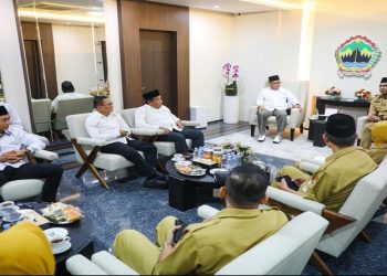 Wakil Gubernur Jateng Taj Yasin Maimoen menerima audiensi Paguyuban Madrasah Aliyah se-Kecamatan Margoyoso, Senin 9 Februari 2026. Foto: Ist.