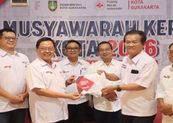 Sumartono Hadinoto terpilih menjadi Ketua PMI Solo masa bakti 2026-2031. Foto: Ist.