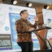 Direktur Jenderal Riset dan Pengembangan Kementerian Pendidikan Tinggi, Sains, dan Teknologi Dr. Fauzan Adziman, S.T., M.Eng menjadi keynote speech Rakor Forum Komunikasi Pimpinan Badan Penyelenggara dan Perguruan Tinggi Jawa Tengah 2026, di UMS. Foto: Ist.