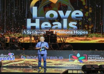 Sekda Jawa Tengah, Sumarno menghadiri acara yang diadakan Yayasan Kangker Indonesia, Minggu, 15 Februari 2026, di Marina Convention Center Kota Semarang. Foto: Ist.