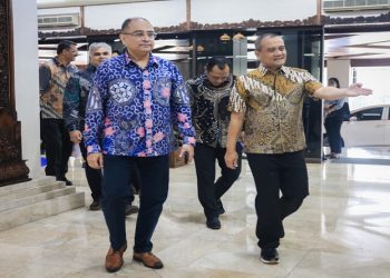 Gubernur Jateng Ahmad Luthfi menerima kunjungan Dubes India untuk Indonesia Shri Sandeep Chakravorty di kantornya, Kamis, 19 Februari 2026. Foto: Ist.