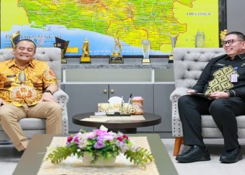 Gubernur Jateng Ahmad Luthfi menerima audiensi Kepala BNNP Jateng Toton Rasyid Kamis, 26 Februari 2026. Foto: Ist.