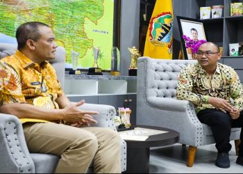 Ketua Panitia Tawur Agung Nasional 2026, Bibit Hariadi saat audiensi dengan Gubernur Jawa Tengah, Ahmad Luthfi di Semarang pada Kamis, 26 Februari 2026.