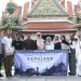 Mahasiswa UMS melaksanakan KKL dengan mendalami strategi resiliensi Kota Bangkok, Thailand. Foto: Ist.