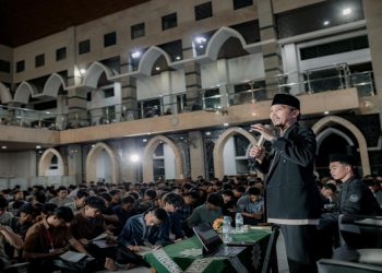 UMS menggelar Tabligh Akbar 1 pada Jumat (27/2/2026) malam di Masjid Sudalmiyah Rais. Foto: Ist.