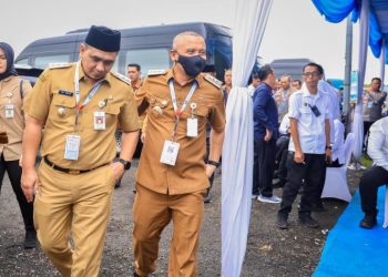 Gubernur Jawa Tengah Ahmad Luthfi bersama Wakil Gubernur Taj Yasin Maimoen mengikuti Rapat Koordinasi Nasional (Rakornas) Pemerintah Pusat dan Daerah Tahun 2026 yang digelar di Sentul International Convention Center (SICC), Bogor, Senin,(2/2/2026).
