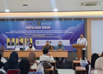 UMS berkolaborasi dengan Kantor Wilayah Kementerian Hukum Jawa Tengah menggelar Seminar dan Penyuluhan Hukum bertajuk “KUHP 2023 dan KUHAP 2025. Foto: Ist.