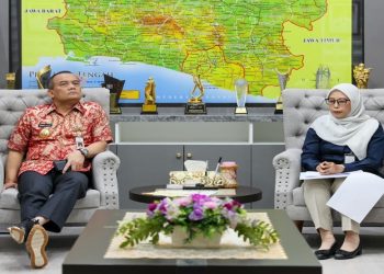 Gubernur Jateng, Ahmad Luthfi menerima audiensi dari Perum Bulog Kantor Wilayah Jawa Tengah di Semarang pada Selasa 3 Maret 2026. Foto: Ist.