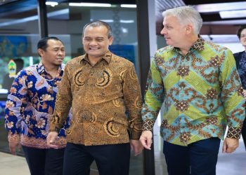 Duta Besar Kanada untuk Indonesia, Jess Dutton bertemu dengan Gubernur Jawa Tengah Ahmad Luthfi di Semarang, Kamis, 5 Maret 2026. Foto: Ist.