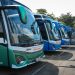 Ratusan bus di area Parkir Museum Purna Bhakti Pertiwi TMII, Jakarta Timur, Minggu, 15 Maret 2026. Foto: Ist.