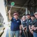 Gubernur Jawa Tengah, Ahmad Luthfi melepas ratusan peserta Mudik Gratis 2026 dengan moda transportasi kereta api dari Stasiun Pasar Senen, Selasa, 17 Maret 2026. Foto: Ist.