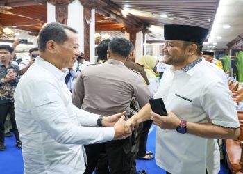 Halalbihalal yang digelar Pemerintah Provinsi Jawa Tengah bersama para bupati dan wali kota se-Jateng di Kantor Gubernur, Rabu 25 Maret 2026. Foto: Ist.