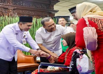 Pemerintah Provinsi Jawa Tengah menggelar acara halalbihalal di Kantor Gubernur Jawa Tengah, Rabu, 25 Maret 2026. Foto: Ist.