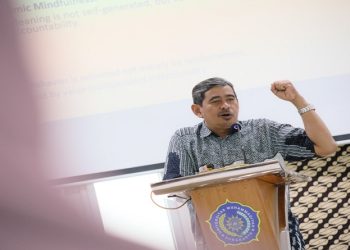 Pemaparan materi oleh Setiyo Purwanto, S.Psi., M.Si., Ph.D. Foto: Ist.