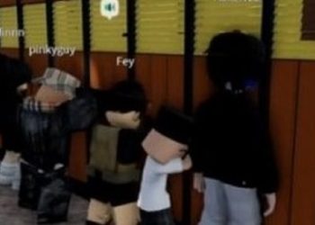 Tangkapan layar viral replika rumah Jokowi muncul di aplikasi Roblox. Foto: Instagram
