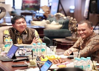 Menteri PKP Maruarar Sirait bertemu Gubernur Jawa Tengah Ahmad Luthfi di kantor Kementerian PKP, Jakarta, Kamis, 2 April 2026. Foto: Ist.