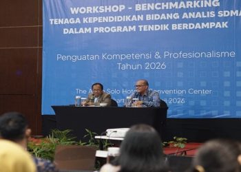 UNS menggelar Workshop–Benchmarking Tendik Bidang Analis SDM  Aparatur dalam Program Tendik Berdampak: Penguatan Kompetensi dan Profesionalisme Tahun 2026. Foto: Ist.