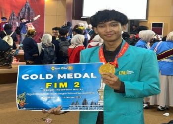 Mahasiswa UMS, Yuanda Eka Saputra menggagas Edu Solar & IoT Hub sebagai solusi pendidikan berkelanjutan yang menyasar wilayah 3T. Foto: Ist.