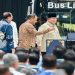 Gubernur Jawa Tengah Ahmad Luthfi mendampingi Presiden Prabowo Subianto meresmikan pabrik perakitan kendaraan listrik komersial PT VKTR Sakti Industries (VKTS) di Kabupaten Magelang, Kamis (9/4/2026). Foto: Ist.