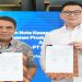 Penandatangan MoU dilakukan oleh Direktur Sales & Distribution BSI Anton Sukarna (kiri) dan Direktur Komersial ANTAM Handi Sutanto (kanan) di Jakarta. Foto: Ist.