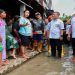 Gubernur Jawa Tengah, Ahmad Luthfi meninjau banjir di Dusun Daleman, Desa Ngringo, Kecamatan Jaten, Kabupaten Karanganyar, Rabu (15/4/2026). Foto: Ist.