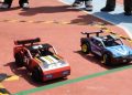 Miniatur mobil rakit mahasiswa Teknik Industri UMS dalam kegiatan expo race sebagai puncak rangkaian Praktikum Teknik Industri 1 pada Sabtu (11/4/2026). Foto: Ist.