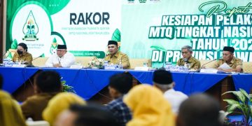 Rapat Koordinasi Panitia MTQ Nasional XXXI Tahun 2026, di Gedung Grhadika Bakti Praja Semarang, Senin, 20 April 2026. Foto: Ist.