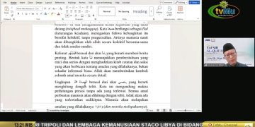 Dosen FAI UMS, Dr. Ainur Rha’in, S.Th.I., M.Th.I., saat memparkan materi. Foto: Ist.