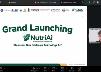 Peluncuran NutriAI Pro, Platform berbasis AI pertama di Indonesia khusus untuk profesi ahli gizi, Minggu (19/4/2026). Foto: Ist.