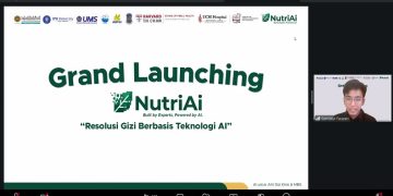 Peluncuran NutriAI Pro, Platform berbasis AI pertama di Indonesia khusus untuk profesi ahli gizi, Minggu (19/4/2026). Foto: Ist.