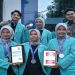 Tim FKG UMS meraih medali perak di kejuaraan YISF yang diselenggarakan di UIN Sunan Kalijaga Yogyakarta pada 6–9 April 2026. Foto: Ist.