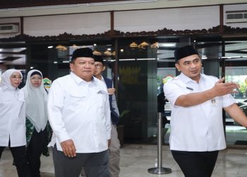 Wakil Gubernur Jawa Tengah, Taj Yasin Maimoen menerima Kunjungan Kerja Komisi VIII DPR RI di Kantor Gubernur Jateng, Semarang, Rabu, 22 April 2026. Foto: Ist.