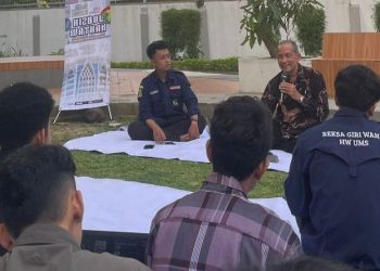 Kafilah Penuntun Moh. Djazman UMS menggelar diskusi terbuka bertema pelestarian alam pada Selasa, 21 April 2026. Foto: Ist.