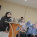 Mutmainnah mengikuti sidang promosi doktor PAI UMS, Sabtu (25/4/2026) di Amphiteater FAI UMS. Foto: Ist.