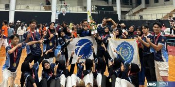 Mahasiswa UMS memborong medali dalam ajang Law Undip Taekwondo Chamsipnship Piala Mahkamah Agung RI 2026. Foto: Ist.