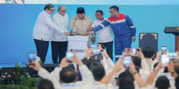 Groundbreaking 13 proyek hilirisasi nasional fase II di PT Kilang Pertamina Internasional Cilacap, Rabu, 29 April 2026. Foto: Ist.