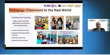 Prof. Ihwan Susila, S.E., M.Si., saat memaparkan materi dalam agenda Nasaririt Webinar Series yang digelar secara daring melalui zoom meeting. Foto: Ist.