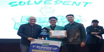 Anugrah Gusti Anta Putra, berhasil meraih juara 2 dalam lomba restorasi gigi yang diselenggarakan Solv dan Cobra Dental. Foto: Ist.