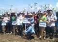 UMS berpartisipasi dalam Kick Off Penanaman 1 Juta Mangrove di pesisir Pantai Jomblom, Korowelanganyar, Kecamatan Cepiring, Kabupaten Kendal, Rabu (29/4/2026). Foto: Ist.